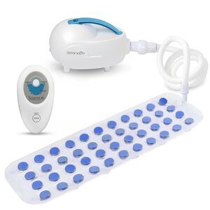 SereneLife Bubble Bathtub Mat Non-Slip w Remote Control 47 x 14 Massager Jacuzzi